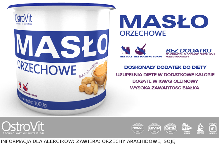 Masło orzechowe OstroVit